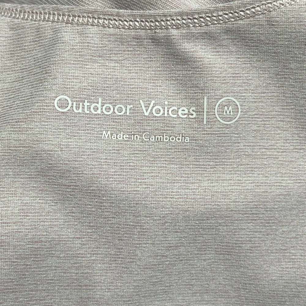 Outdoor Voices Slash Back Crop Sports Bra Medium - Picture 5 of 5